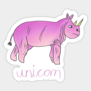 Real unicorn Sticker